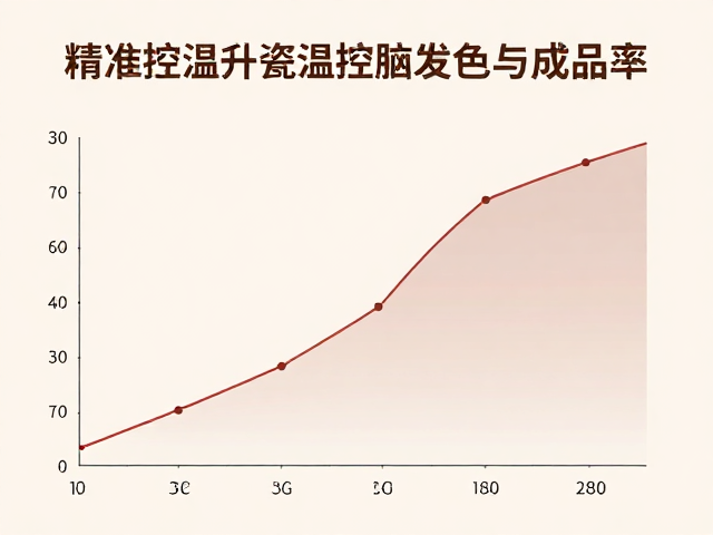 德化粉彩窑温控制实验，精准控温提升瓷器发色与成品率