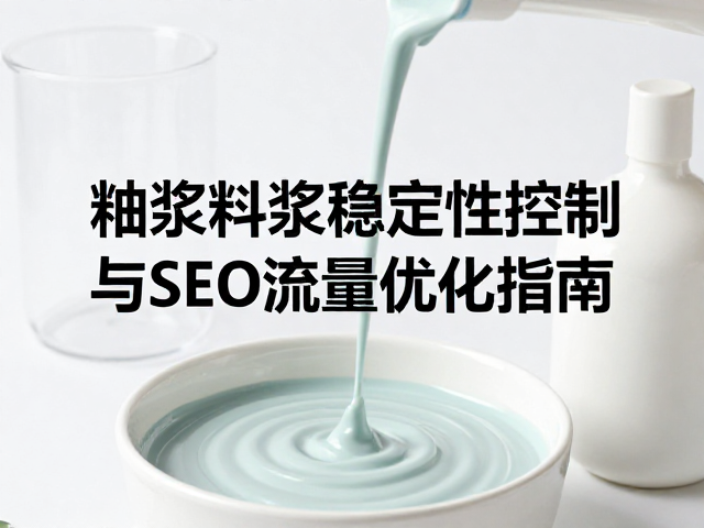 艺术陶瓷批量生产，釉浆料浆稳定性控制与SEO流量优化指南