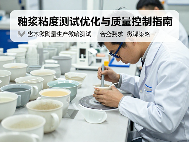 艺术陶瓷批量生产,釉浆粘度测试优化与质量控制指南