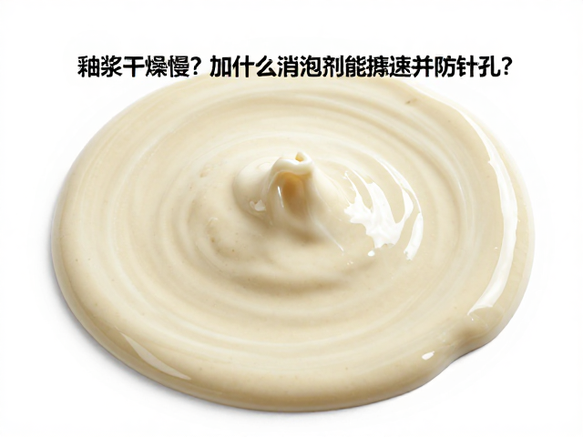 釉浆干燥慢?加什么消泡剂能提速并防针孔?