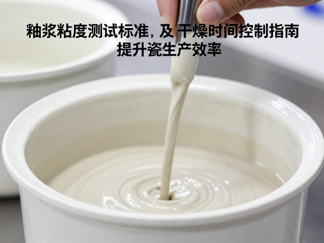 釉浆粘度测试标准及干燥时间控制指南,提升陶瓷生产效率