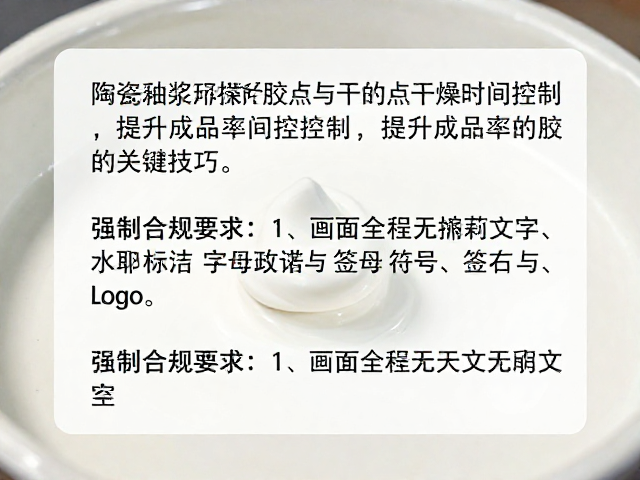 陶瓷釉浆解胶点与干燥时间控制，提升成品率的关键技巧