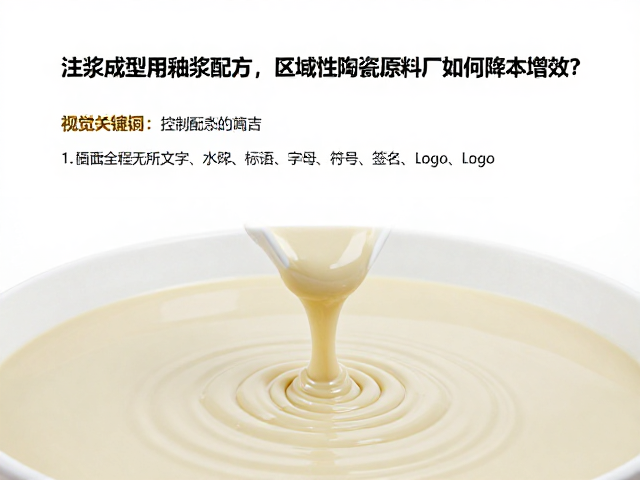 注浆成型用釉浆配方,区域性陶瓷原料厂如何降本增效?