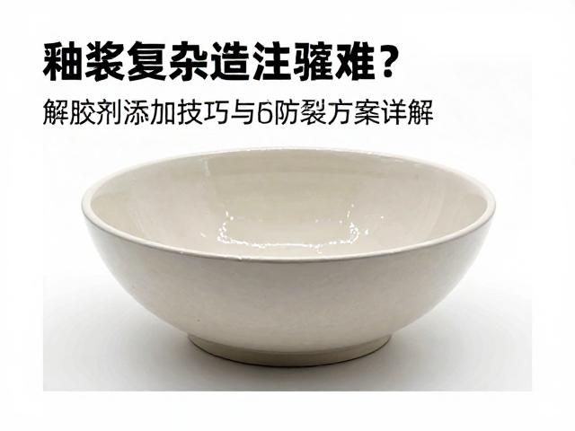 釉浆复杂造型注浆难？解胶剂添加技巧与防裂方案详解