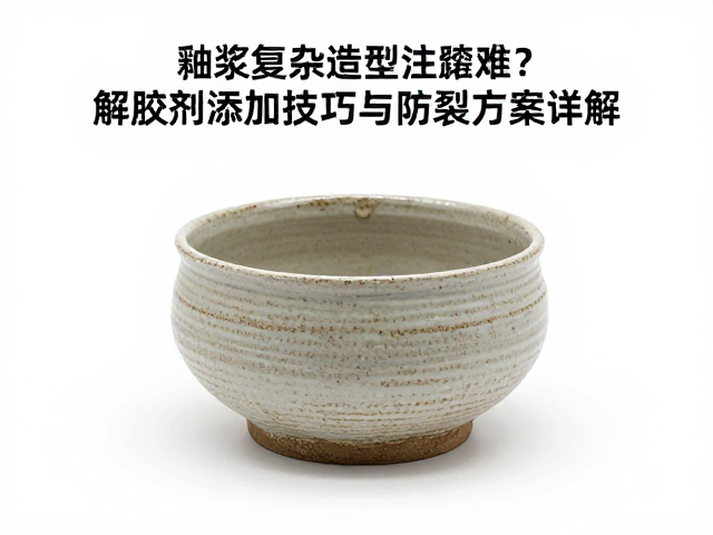 釉浆复杂造型注浆难？解胶剂添加技巧与防裂方案详解