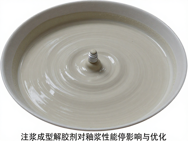 注浆成型解胶剂对釉浆性能的影响与优化