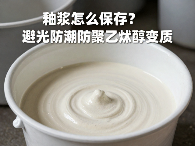 釉浆怎么保存?避光防潮防聚乙烯醇变质,专家揭秘陶瓷釉料保鲜技巧