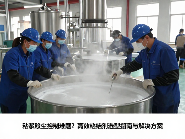 釉浆粉尘控制难题？高效粘结剂选型指南与解决方案