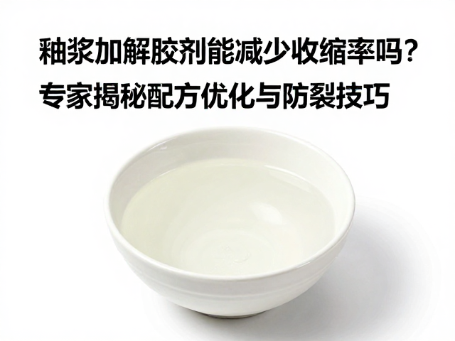 釉浆加解胶剂能减少收缩率吗?专家揭秘配方优化与防裂技巧
