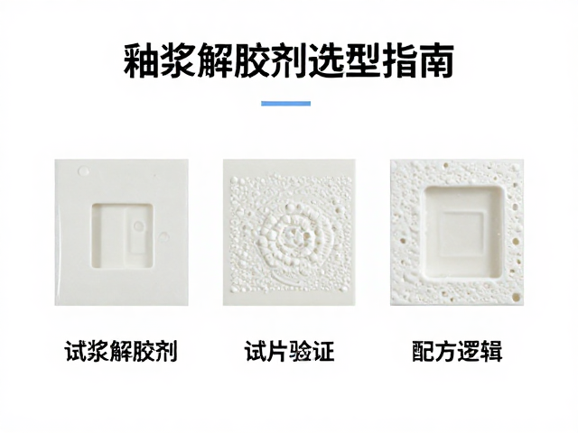 釉浆解胶剂选型指南，通过试片成型验证优化配方性能