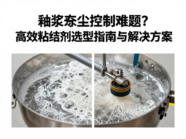 釉浆粉尘控制难题？高效粘结剂选型指南与解决方案