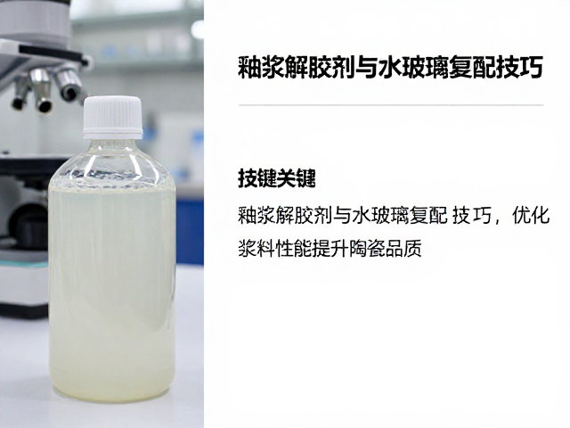 釉浆解胶剂与水玻璃复配技巧,优化浆料性能提升陶瓷品质