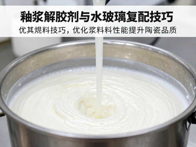 釉浆解胶剂与水玻璃复配技巧,优化浆料性能提升陶瓷品质