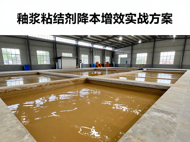 区域性陶瓷原料厂，釉浆粘结剂降本增效实战方案