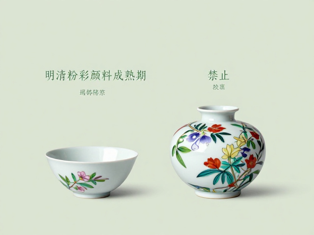 明清粉彩颜料成熟期，绘画自由度高下的艺术变革