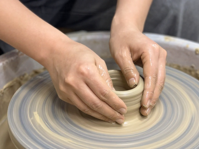 泥条盘筑餐饮器具制作,揉泥排气关键技巧与避坑指南