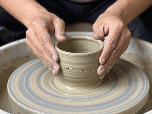 泥条盘筑工艺详解，如何避免釉裂，打造完美陶瓷作品