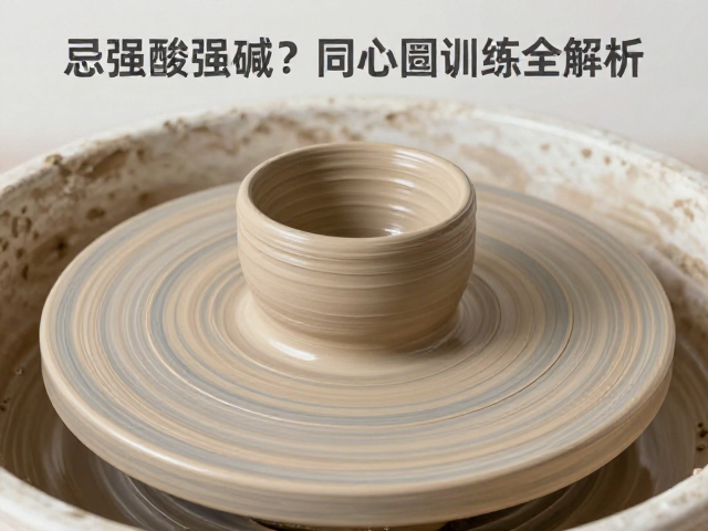 泥条盘筑忌强酸强碱？拉坯同心圆训练全解析