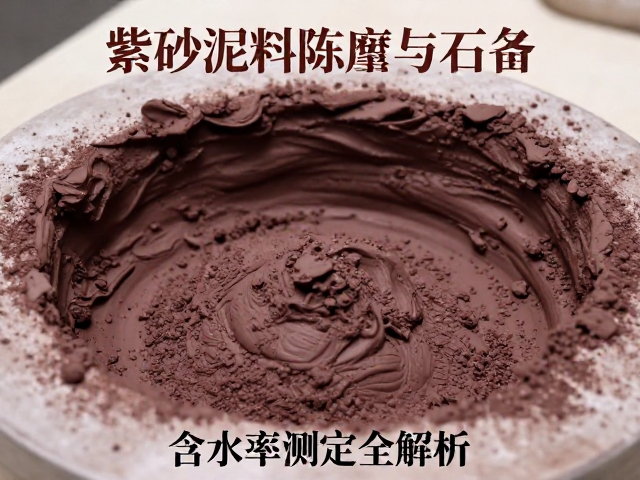 紫砂泥料陈腐工艺与石英、含水率测定全解析