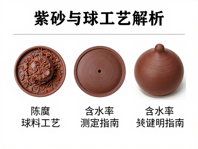紫砂泥料陈腐与球磨工艺解析,含水率测定关键指南