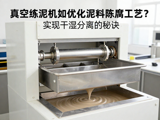 真空练泥机如何优化泥料陈腐工艺？实现干湿分离的秘诀