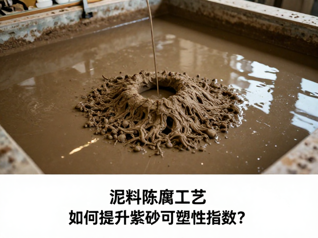 泥料陈腐工艺与沉淀池,如何提升紫砂可塑性指数?