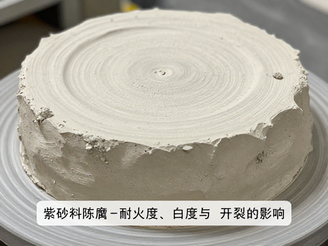 紫砂泥料陈腐工艺对耐火度、白度与开裂的影响