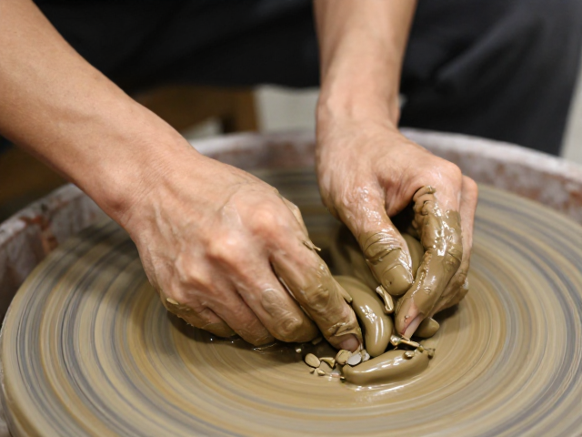 揭秘紫砂制作,泥料陈腐、脚踩揉泥与石英添加的关系