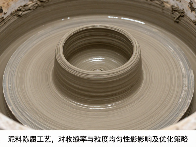 泥料陈腐工艺对收缩率与粒度均匀性的影响及优化策略