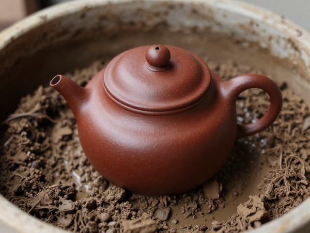 紫砂泥料陈腐与手工淘洗，微生物发酵如何决定茶壶品质
