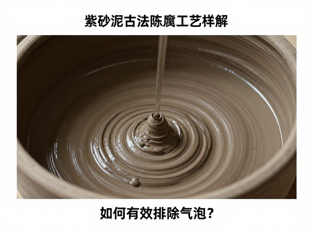 紫砂泥料古法陈腐工艺详解,如何有效排除气泡?