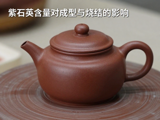 紫砂泥料陈腐工艺详解,石英含量对成型与烧结的影响