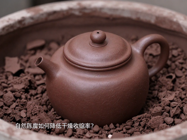 紫砂泥料陈腐工艺，自然陈腐如何降低干燥收缩率？