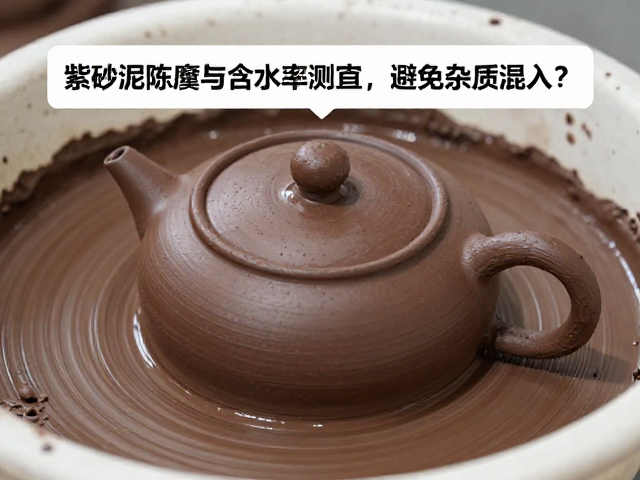 紫砂泥料陈腐与含水率测定,如何避免杂质混入?