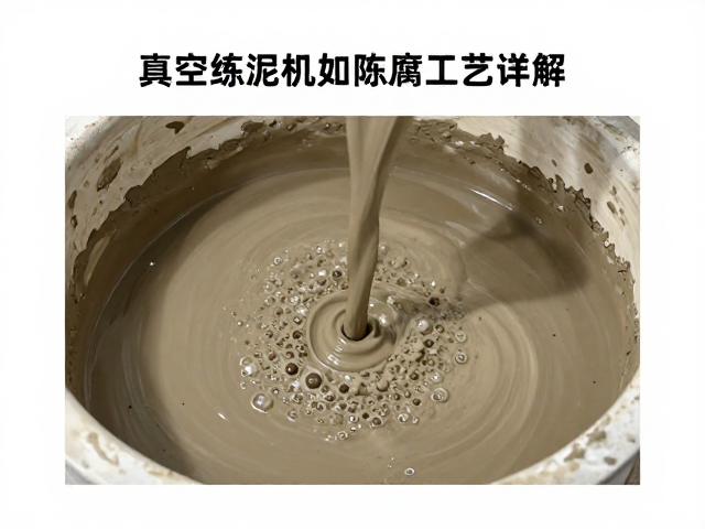 真空练泥机如何排除气泡？泥料陈腐工艺详解