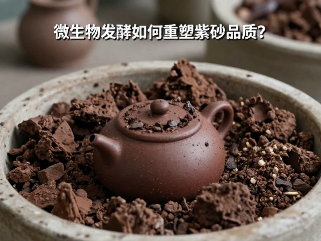 泥料陈腐与废料回收,微生物发酵如何重塑紫砂品质?