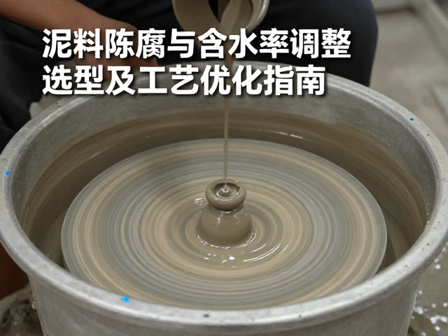 泥料陈腐与含水率调整,搅拌桶选型及工艺优化指南
