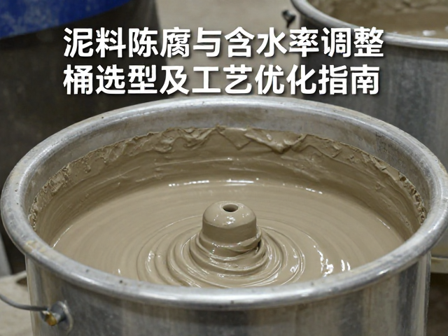 泥料陈腐与含水率调整,搅拌桶选型及工艺优化指南