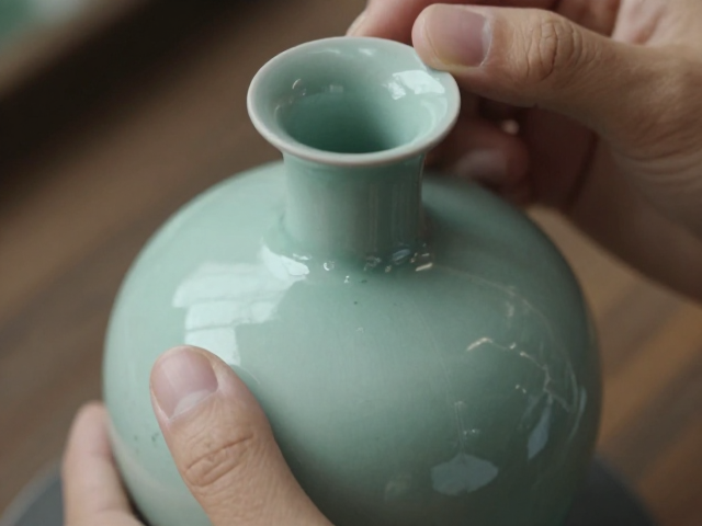 龙泉青瓷干修坯挖足工艺详解,传统技法与关键技巧
