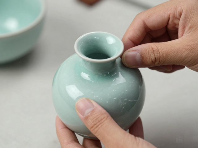 龙泉青瓷干修坯挖足工艺详解,传统技法与关键技巧