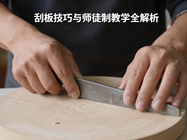 干修坯工艺怎么学?刮板技巧与师徒制教学全解析