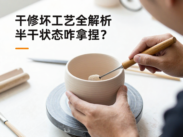 干修坯工艺全解析,半干状态咋拿捏?师徒制教学揭秘核心技巧