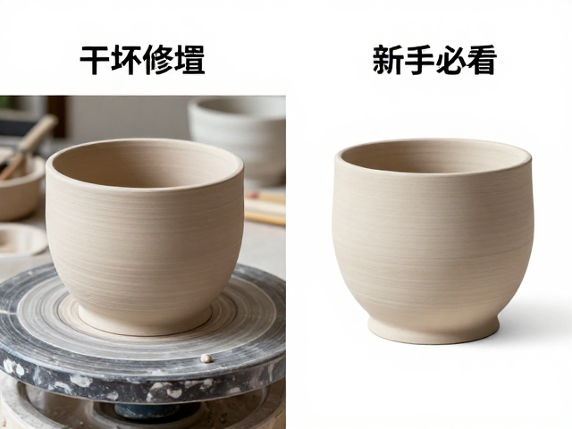干修坯工艺详解，湿坯与干坯修坯技巧对比，新手必看