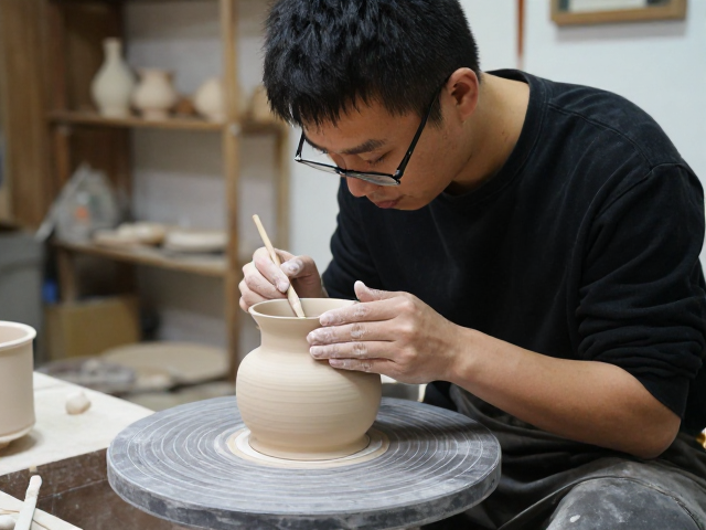 景德镇干修坯工艺，艺术创作中的极致匠心与技法解析