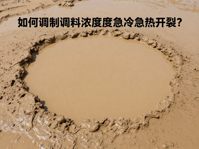 泥浆粘接工艺,如何调配浓度避免急冷急热开裂?