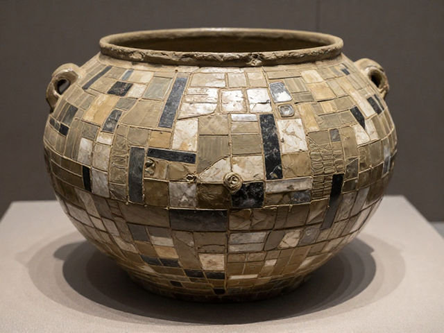 古代大件器物制作,泥浆粘接与镶嵌拼合工艺揭秘