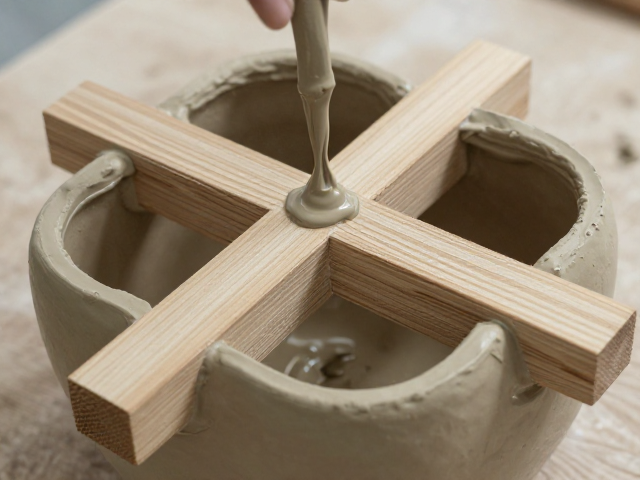 泥浆粘接工艺与榫卯嵌接，复杂器型制作技巧解析
