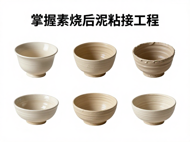 器皿修复指南，掌握素烧后泥浆粘接工艺的关键步骤