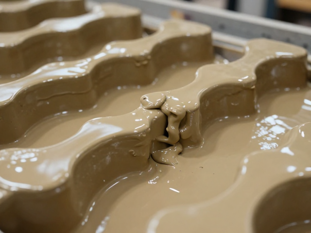 泥浆粘接工艺解决异形构件组合干燥不均难题