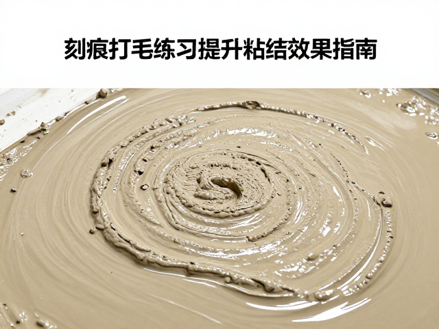 泥浆粘接工艺详解，刻痕打毛练习提升粘结效果指南